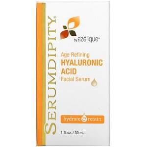 Azelique, Serumdipity, Age Refining Hyaluronic Acid, Facial Serum, 1 fl oz (30 ml) - HealthCentralUSA