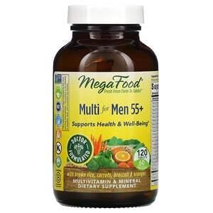 MegaFood, Multi for Men 55+, 120 Tablets - HealthCentralUSA