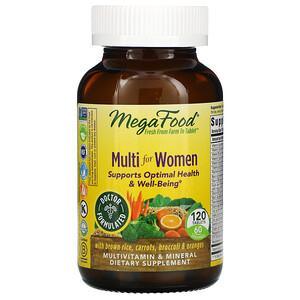 MegaFood, Multi for Women, 120 Tablets - HealthCentralUSA