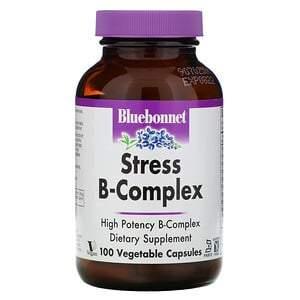 Bluebonnet Nutrition, Stress B-Complex, 100 Vegetable Capsules - HealthCentralUSA