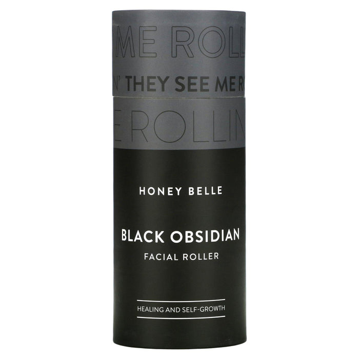 Honey Belle, Black Obsidian Facial Roller, 1 Roller - HealthCentralUSA