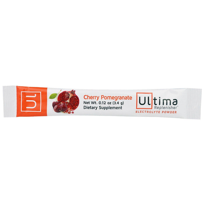 Ultima Replenisher, Electrolyte Powder, Cherry Pomegranate, 20 Packets, 0.12 oz (3.4 g) Each - HealthCentralUSA