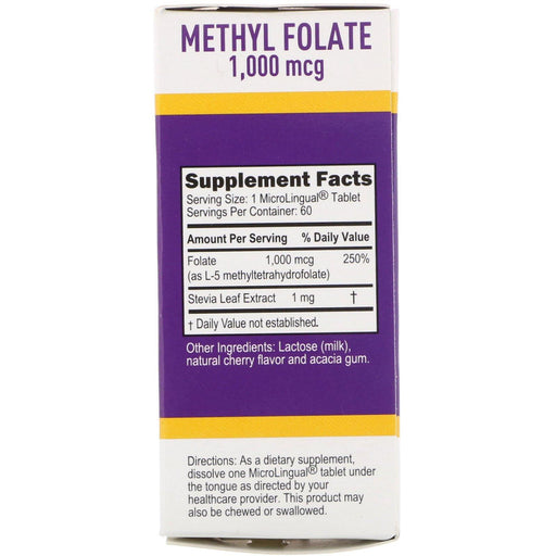 Superior Source, Methyl Folate, 1,000 mcg, 60 Tablets - HealthCentralUSA