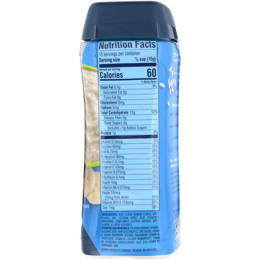 Gerber, Probiotic Rice Cereal, Banana Apple, 8 oz (227 g) - HealthCentralUSA