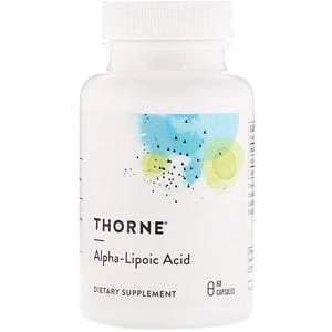 Thorne Research, Alpha-Lipoic Acid, 60 Capsules - HealthCentralUSA