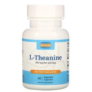 Advance Physician Formulas, L-Theanine, 200 mg, 60 Vegetable Capsules - HealthCentralUSA