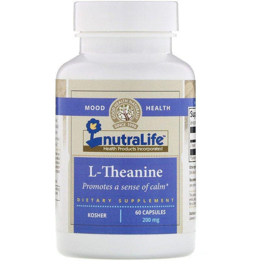 NutraLife, L-Theanine, 200 mg, 60 Capsules - HealthCentralUSA