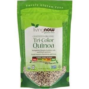 Now Foods, Organic Tri-Color Quinoa, 14 oz (397 g) - HealthCentralUSA