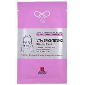 Leaders, Vita Brightening Renewal Beauty Mask, 1 Sheet, 25 ml - HealthCentralUSA