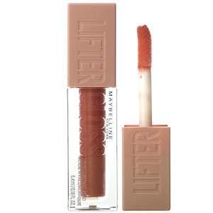 Maybelline, Lifter Gloss With Hyaluronic Acid, 009 Topaz, 0.18 fl oz (5.4 ml) - HealthCentralUSA