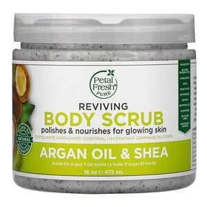 Petal Fresh, Pure, Reviving Body Scrub, Argan Oil & Shea, 16 oz (473 ml) - HealthCentralUSA