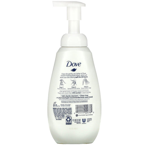 Dove, Instant Foaming Body Wash, 13.5 fl oz (400 ml) - HealthCentralUSA
