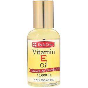 De La Cruz, Vitamin E Oil, 15,000 IU, 2.2 fl oz (65 ml) - HealthCentralUSA