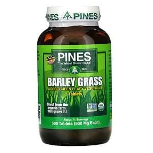 Pines International, Barley Grass, 500 Tablets - HealthCentralUSA