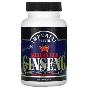 Imperial Elixir, Korean Red Ginseng, 100 Capsules - HealthCentralUSA