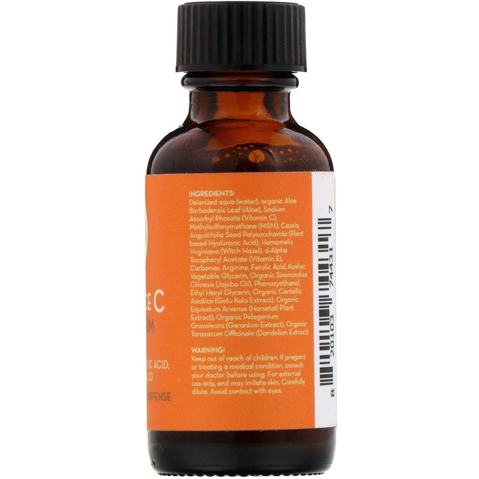 Pure Body Naturals, Brilliance C Face Serum, 1 fl oz (30 ml) - HealthCentralUSA