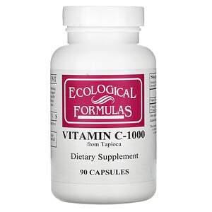 Ecological Formulas, Vitamin C-1000, 90 Capsules - HealthCentralUSA
