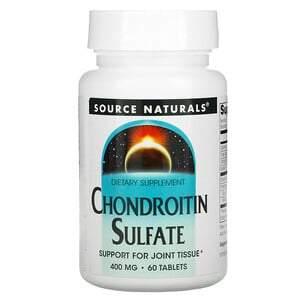 Source Naturals, Chondroitin Sulfate, 400 mg, 60 Tablets - HealthCentralUSA