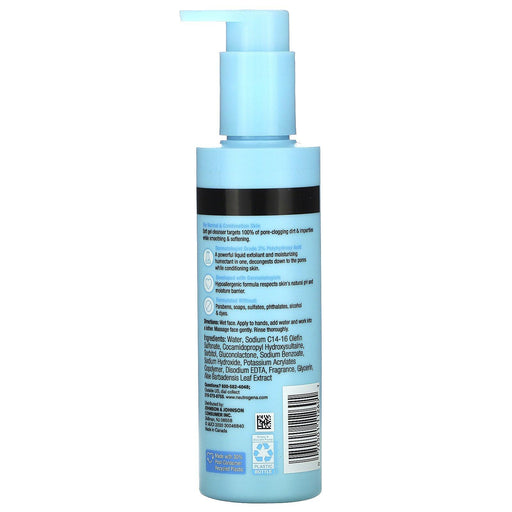 Neutrogena, Skin Balancing Gel Cleanser, 6.3 fl oz (186 ml) - HealthCentralUSA