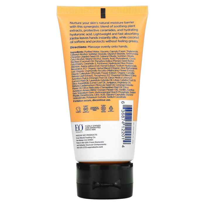 EO Products, Intensive Repair Hand Cream, Orange Blossom & Vanilla, 2.5 fl oz (74 ml) - HealthCentralUSA