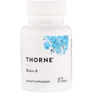 Thorne Research, Biotin-8, 60 Capsules - HealthCentralUSA
