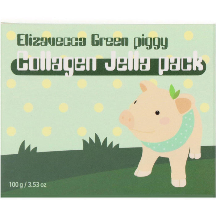 Elizavecca, Green Piggy, Collagen Jelly Pack, 3.53 oz (100 g) - HealthCentralUSA