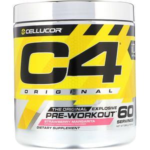 Cellucor, C4 Original Explosive, Pre-Workout, Strawberry Margarita, 13.8 oz (390 g) - HealthCentralUSA