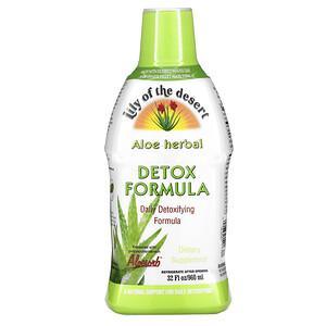 Lily of the Desert, Aloe Herbal, Detox Formula, 32 fl oz (960 ml) - HealthCentralUSA