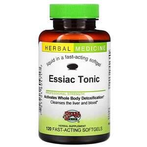 Herbs Etc., Essiac Tonic, 120 Fast-Acting Softgels - HealthCentralUSA