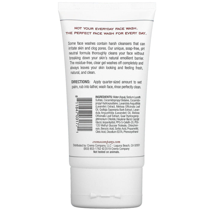 Cremo, Daily Face Wash, 5 fl oz (147 ml) - HealthCentralUSA