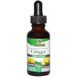 Nature's Answer, Ginger, Alcohol-Free, 1,000 mg, 1 fl oz (30 ml) - HealthCentralUSA