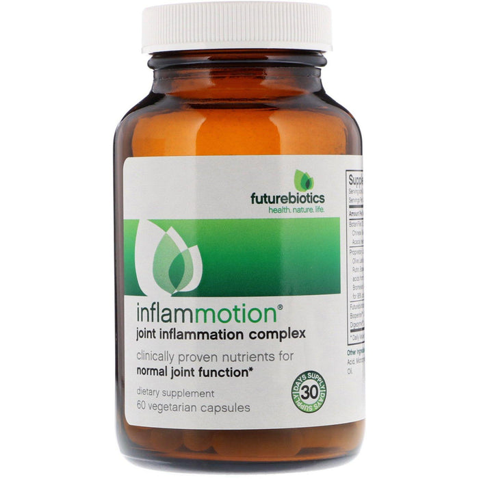 FutureBiotics, InflamMotion, Joint Inflammation Complex, 60 Vegetarian Capsules - HealthCentralUSA