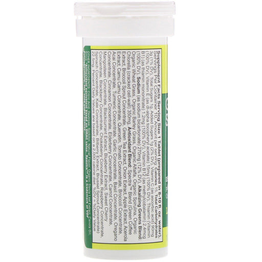Amazing Grass, Green Superfood, Effervescent Greens, Lemon-Lime, 10 Tablets - HealthCentralUSA