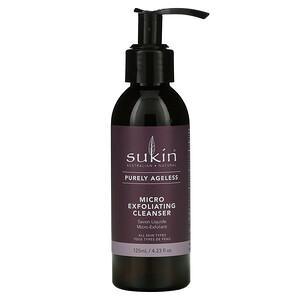 Sukin, Purely Ageless, Micro Exfoliating Cleanser, 4.23 fl oz (125 ml) - HealthCentralUSA