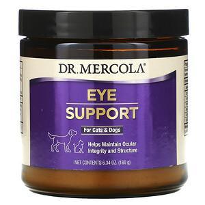 Dr. Mercola, Eye Support For Cats & Dogs, 6.34 oz (180 g) - HealthCentralUSA