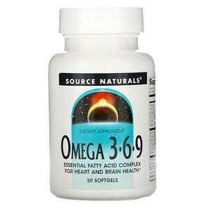 Source Naturals, Omega 3-6-9, 30 Softgels - HealthCentralUSA