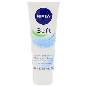 Nivea, Refreshingly Soft Moisturizing Creme, 2.6 oz (74 g) - HealthCentralUSA