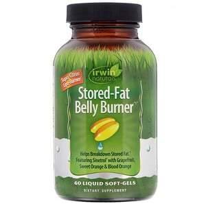 Irwin Naturals, Stored-Fat Belly Burner, 60 Liquid Soft-Gels - HealthCentralUSA