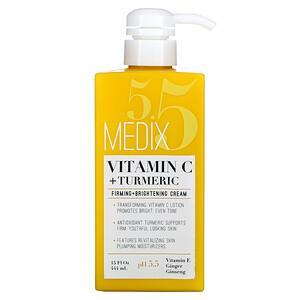 Medix 5.5, Vitamin C + Turmeric, Firming + Brightening Cream, 15 fl oz (444 ml) - HealthCentralUSA