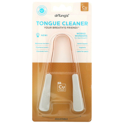 Dr. Tung's, Copper Tongue Cleaner, 1 Cleaner - HealthCentralUSA