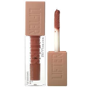 Maybelline, Lifter Gloss With Hyaluronic Acid, 008 Stone, 0.18 fl oz (5.4 ml) - HealthCentralUSA