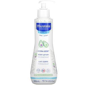 Mustela, Baby, Hydra Baby Body Lotion with Avocado, For Normal Skin, 10.14 fl oz (300 ml) - HealthCentralUSA