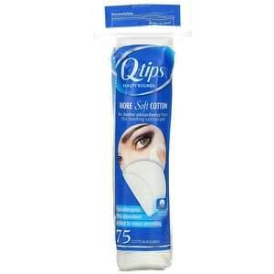 Q-tips, Beauty Rounds, 75 Cotton Rounds - HealthCentralUSA