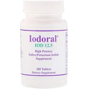 Optimox, Iodoral, High Potency, 180 Tablets - HealthCentralUSA