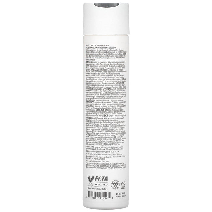 Bosley, Bos-Defense Nourishing Shampoo, Step 1, Color Safe, 10.1 fl oz (300 ml) - HealthCentralUSA