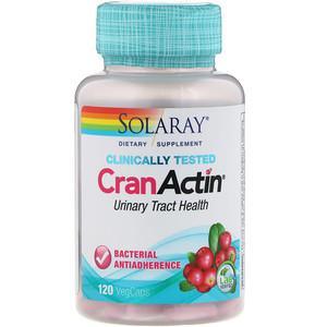 Solaray, CranActin, Urinary Tract Health, 120 VegCaps - HealthCentralUSA