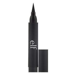 E.L.F., Intense Ink Eyeliner. Blackest Black, 0.088 oz (2.5 g) - HealthCentralUSA
