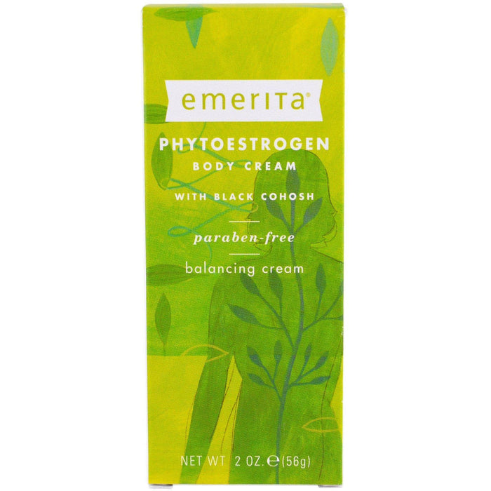 Emerita, Phytoestrogen, Body Cream, 2 oz (56 g) - HealthCentralUSA