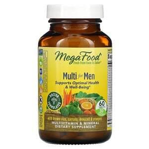 MegaFood, Multi for Men, 60 Tablets - HealthCentralUSA