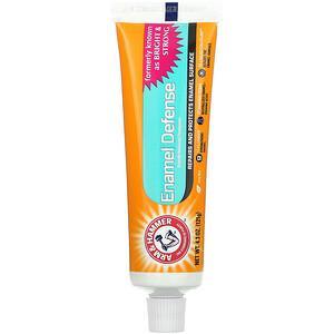 Arm & Hammer, Truly Radiant, Enamel Defense Toothpaste, Crisp Mint, 4.3 oz (121 g) - HealthCentralUSA